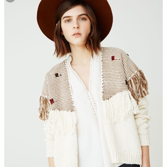 Ulla Johnson Sweaters - Ulla Johnson Gemma Fringe Cardigan